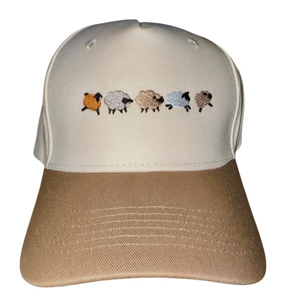 other Accessories - Little Lambs Baseball Cap Beige/tan Embroidered Casual Style NWOT